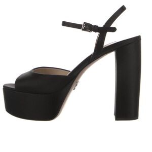 Prada Satin Platform Heels- pre loved